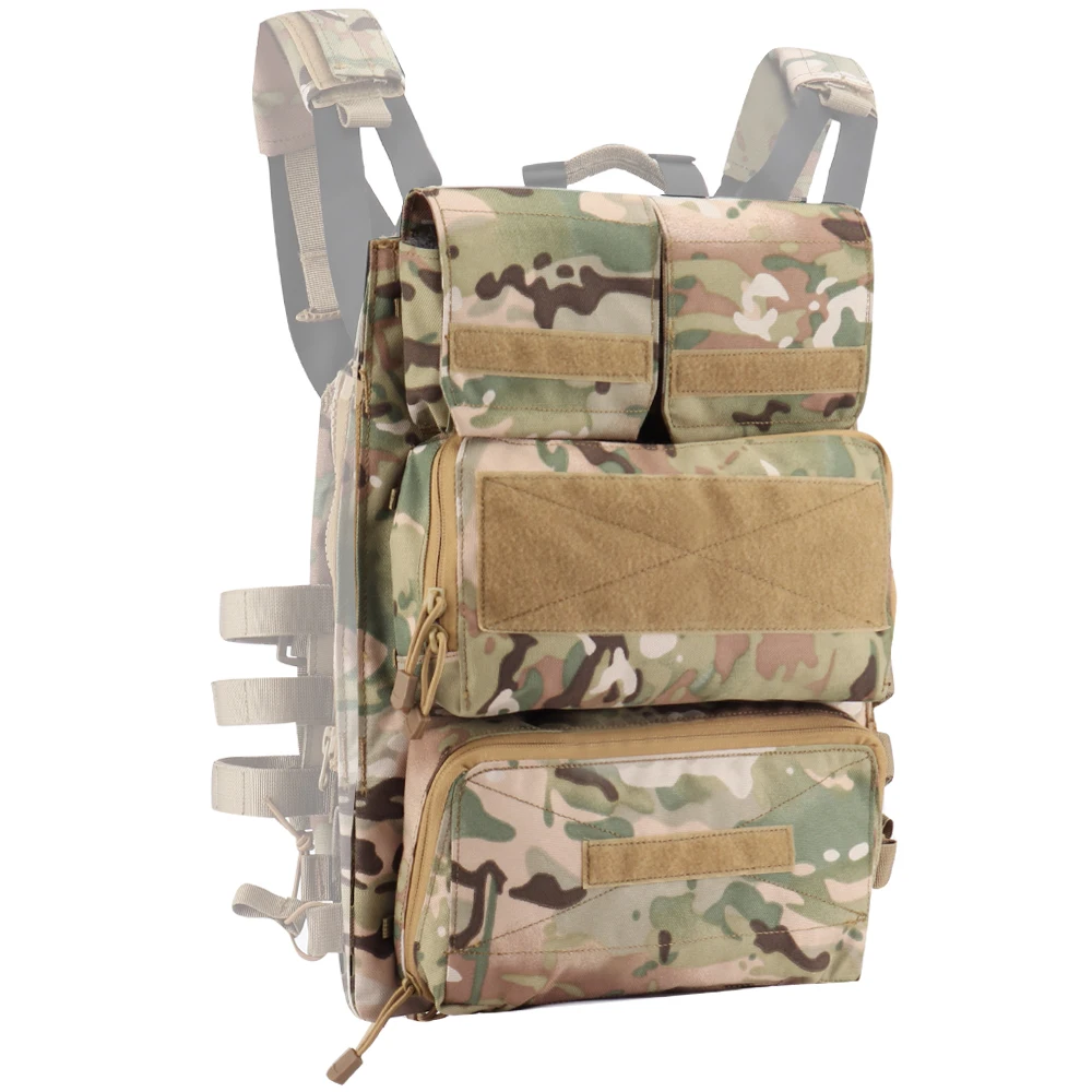 Imagem -02 - Bolsa Tática com Zíper Moda 1000d Náilon Bolsa Zip-on para Caça ao ar Livre Airsoft para Jpc Cpc Avs