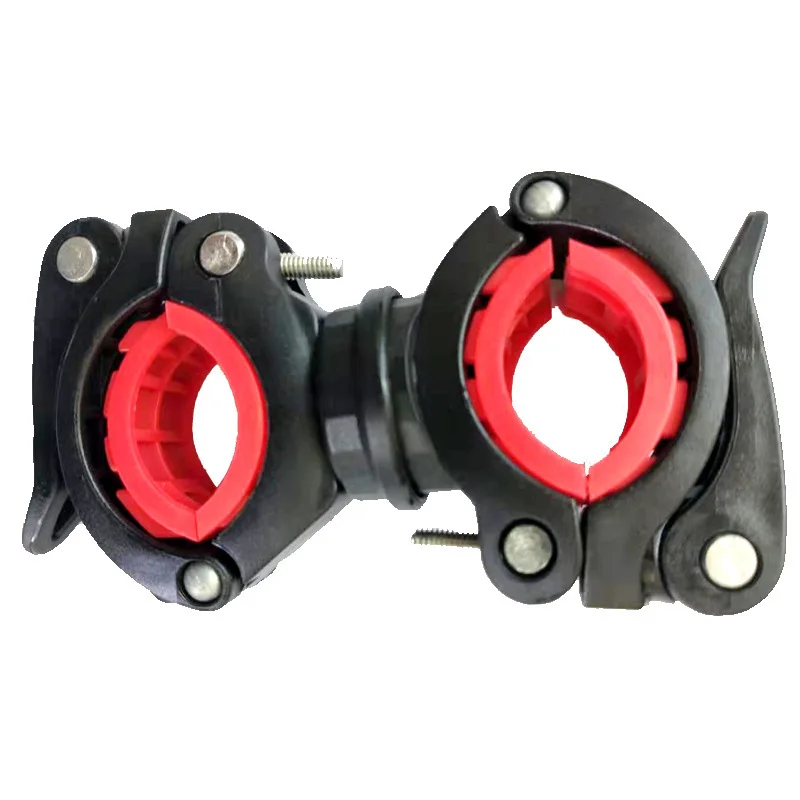 Cycling Bicycle Light Holder Clip Flashlight Road Mountain Bike MTB Front Headlight Holder Bicycle Lamp Fixing Bracket Mount