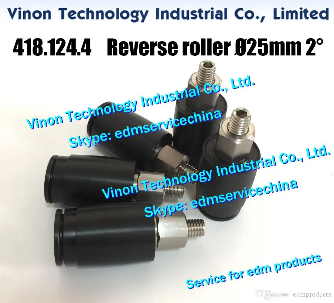 

Agie 418.124.4 edm Reverse Roller Ø25mm 2° for Agie AC150-AC370HSS 418.124,4181244, A418124 Reversion roller complete D=25mm-2dg