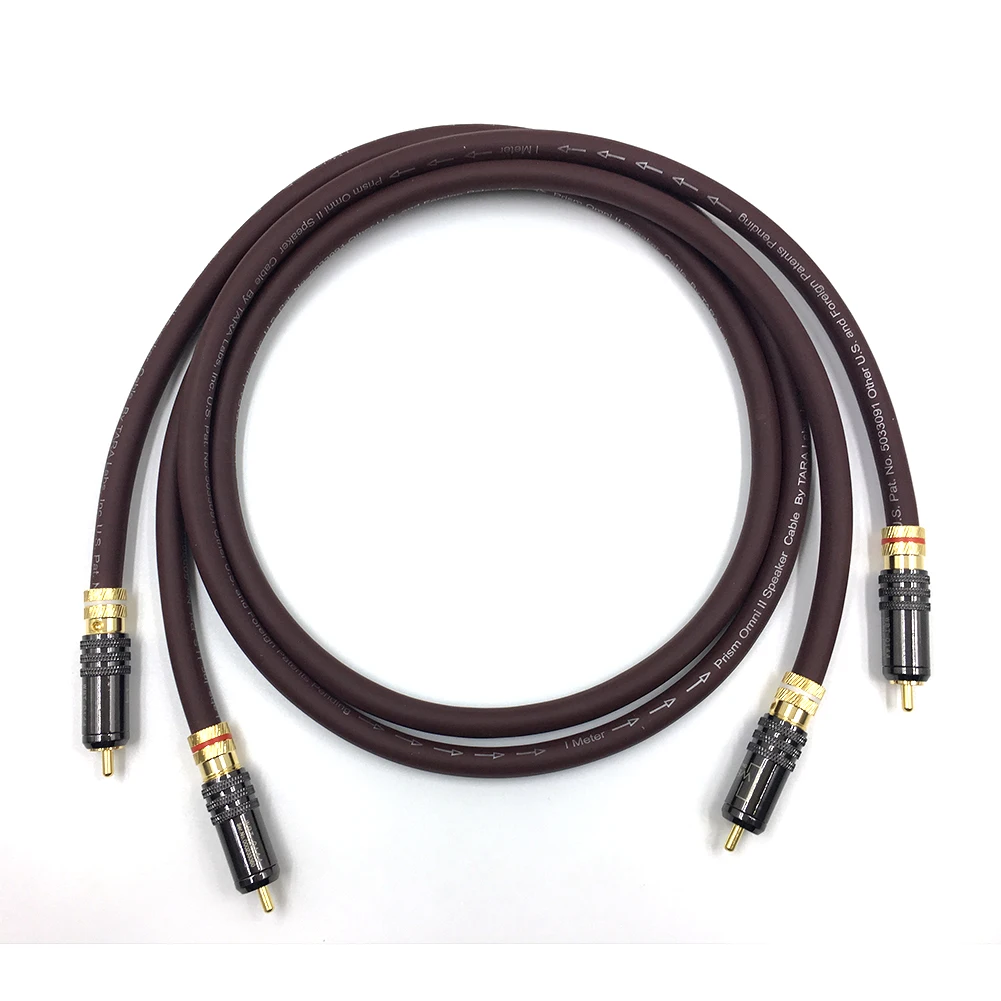 

Hifi Cardas 2RCA Cable High-end Single Crystal Silver audio cable HIFI Double RCA Signal Line rca cable