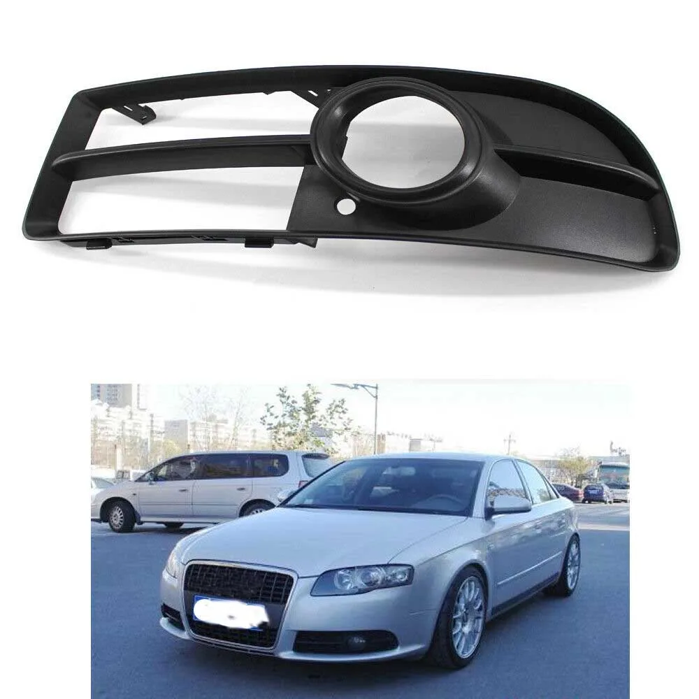 Передний нижний бампер, противотумансветильник фара, решетка, левая сторона для Audi A4 B7 S-line S4 05-08 8E0807681F, не для Audi A4 Base Sedan 4 Door