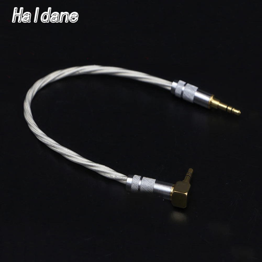 Haldane HIFI Cable Stereo Audio 3.5mm to 3.5mm Male 3 Line In Car Aux Cable Headphone Amplifier DIY