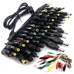 1 Set Universal Laptop DC Power Supply Adapter Connector Plug AC DC conversion head Jack Charger Connectors Laptop Power Adapte