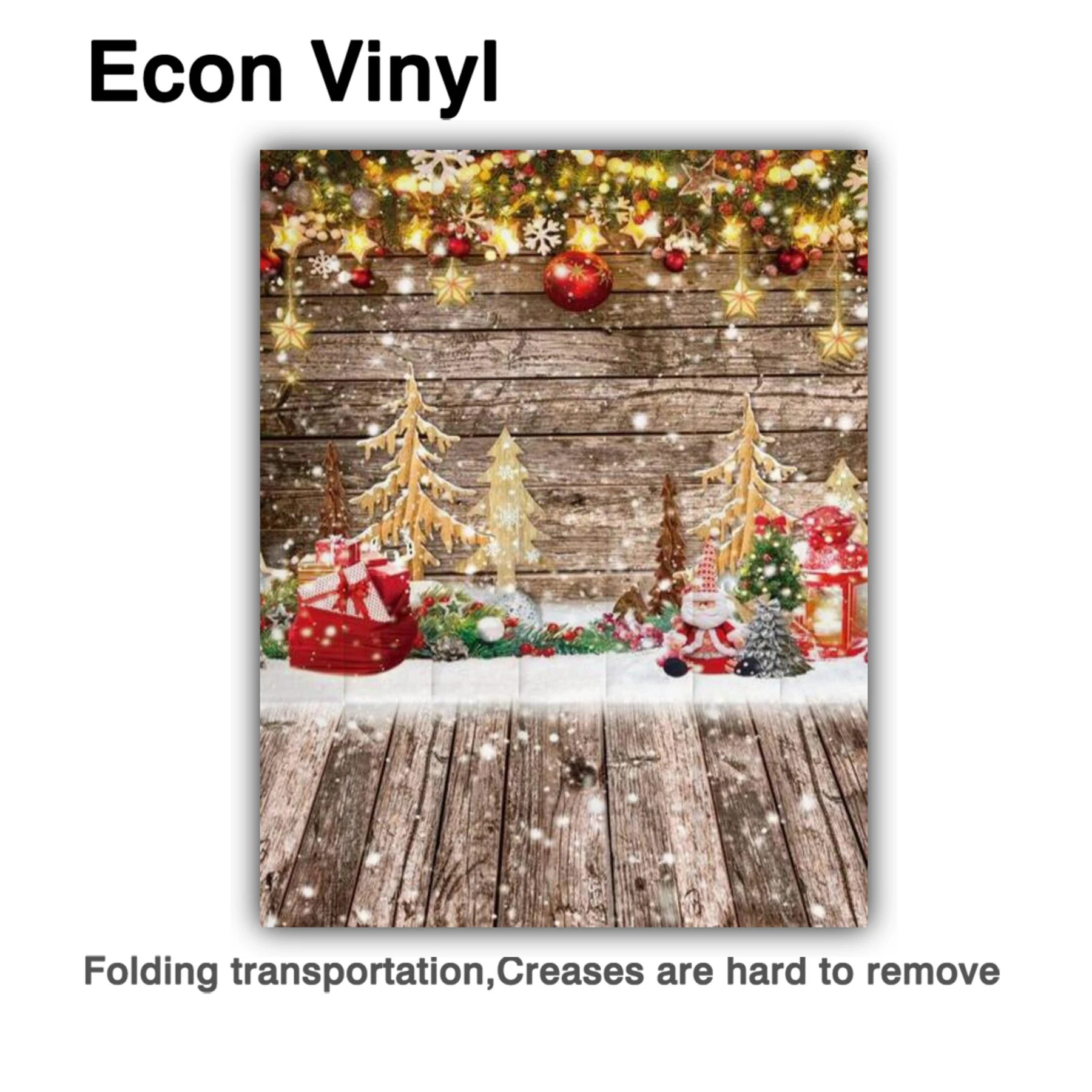 Funnytree Wood Background Christmas Xmas Winter Snow Baby Portrait Photo Studio Photography Backdrop Photobooth Photophone