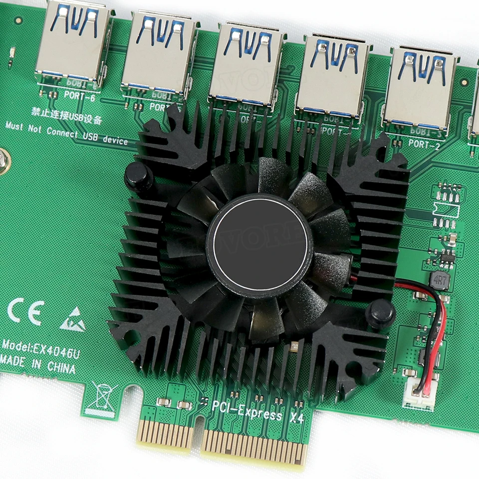 Pcie-6つのpci Expressから16x USB 3.0 Extreme x 4 20GB 1〜6つのiser