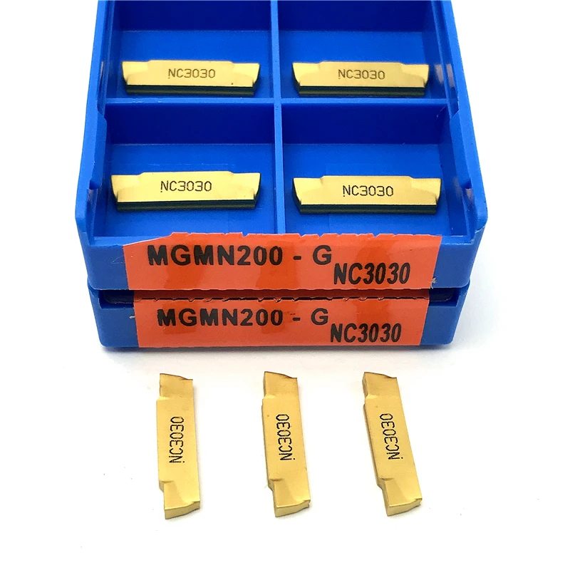 Imagem -02 - Grooving Carbide Insert Torno Turning Tool Partição e Grooving Tool Mgmn200-g Pc9030 Mgmn200-g Nc3020 Mgmn200-g Nc3030