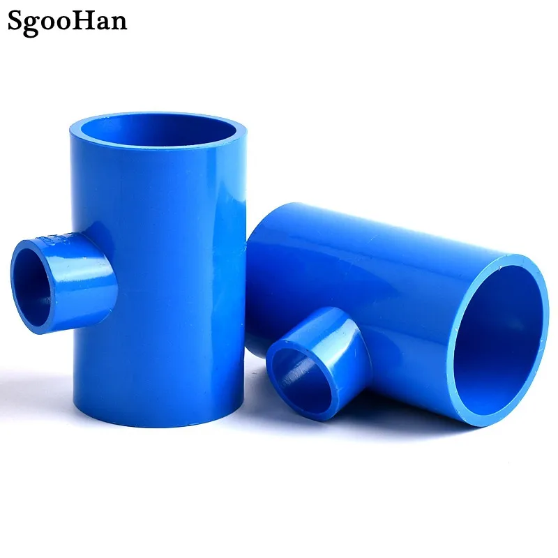 

1~5pcs 20~63mm PVC Reducing Tee Connector Garden Irrigation Aquarium Fish Tank Pipe Watering Adapter Fittings 3 Way Joint