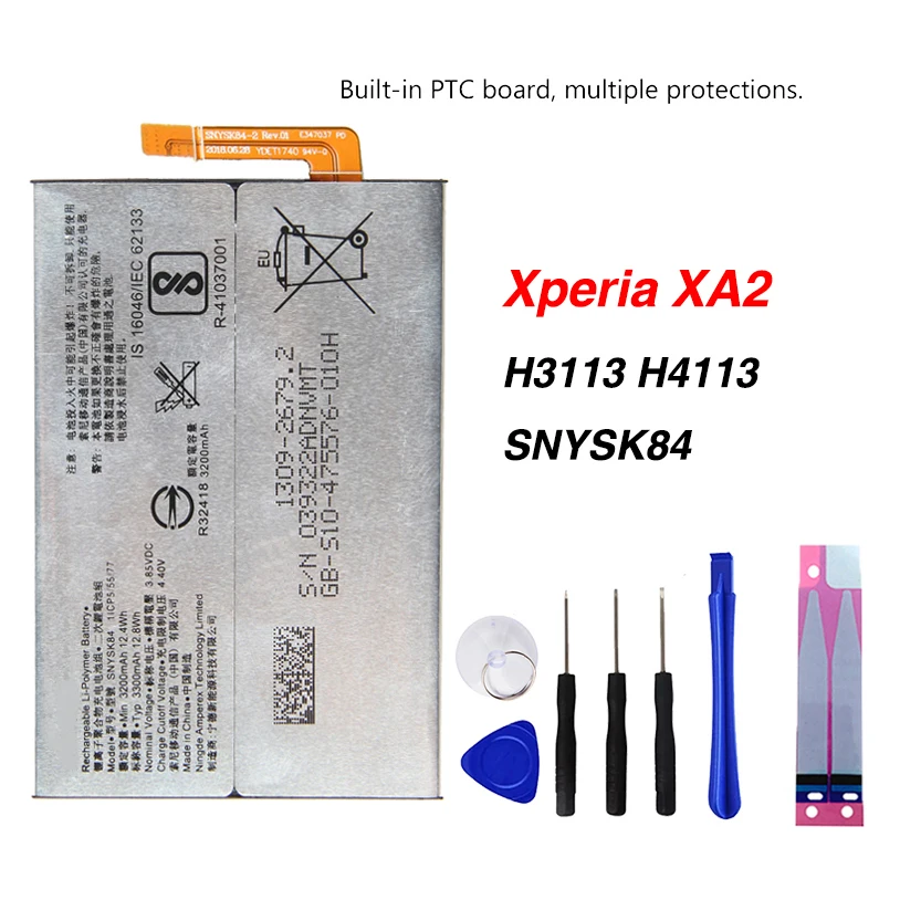 

Original XA2 Battery for Sony Xperia XA2 H3113 H4113 SNYSK84 1309-2682 SNYSK84 3300mAh