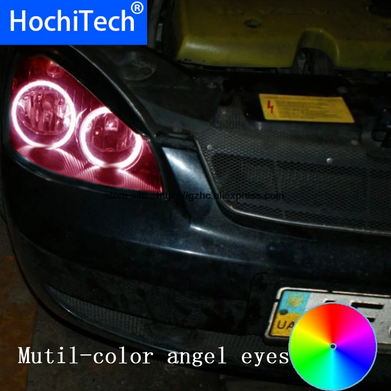 

HochiTech For Lada Priora VAZ 2170 2171 2172 car styling RGB LED Demon Angel Eyes Kit Halo Ring Day Light DRL remote control