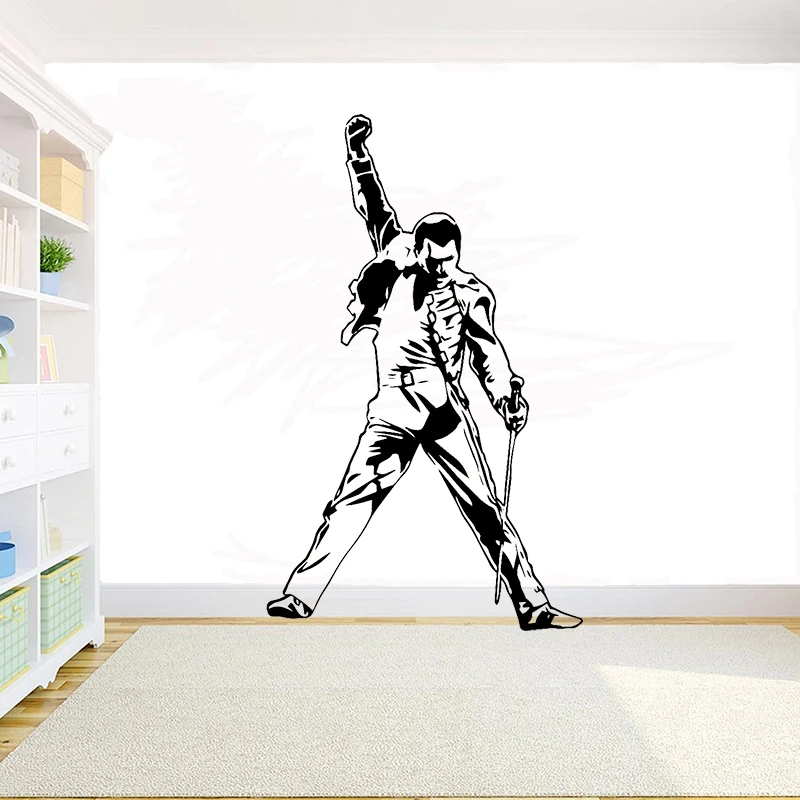 Vintage Wall Decal Music Rock Boys Bedroom Livingroom Vinyl Stickers Removable Room Decoration Y47