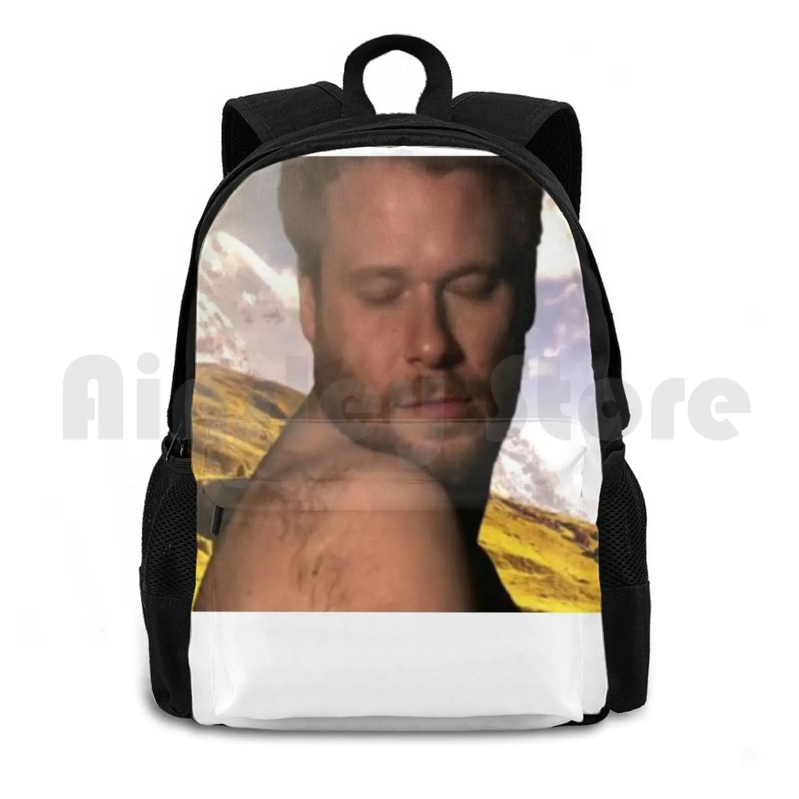 

Seth Rogen Hella Ugly Shirt Outdoor Hiking Backpack Waterproof Camping Travel Seth Rogen Sethrogen Funny Hilarious Funny James