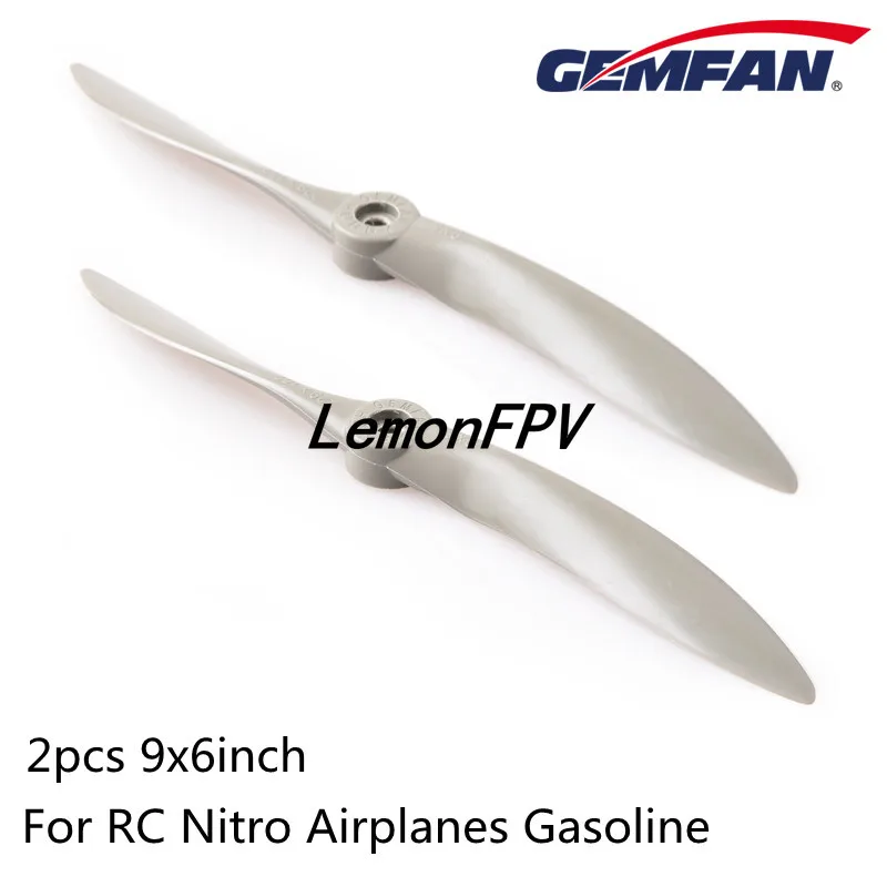 

2PCS/Lot Gemfan 9inch Nitro Fiberglass Nylon Propeller 9x6 9060 APC Shape Props for RC Nitro Airplanes Gasoline Fixed-wing