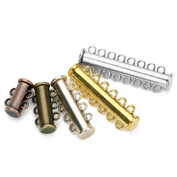 Tubes Coulissants Magnétiques Plaqué Or, Serrure pour Bracelet Superposé, Colliers de la raq, Bijoux à Construire, Résultats Exécutifs, Vente en Gros, 5 Pièces