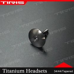 TIRIS- Titanium Bike Stem Cover Headsets, MTB Road Bike Parts, Cap & Screws