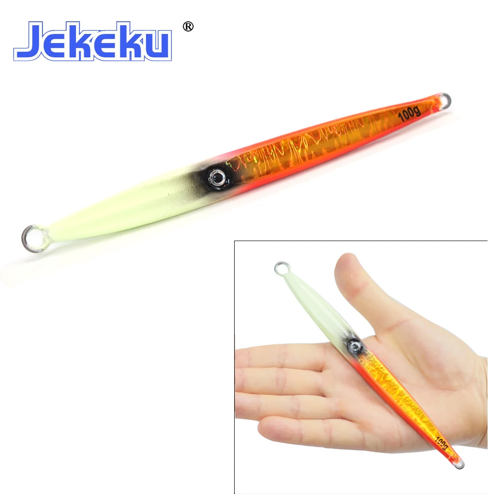 Metal Jig Squid para pesca en salwater JEKEKU New – Vástago largo - imagen 5