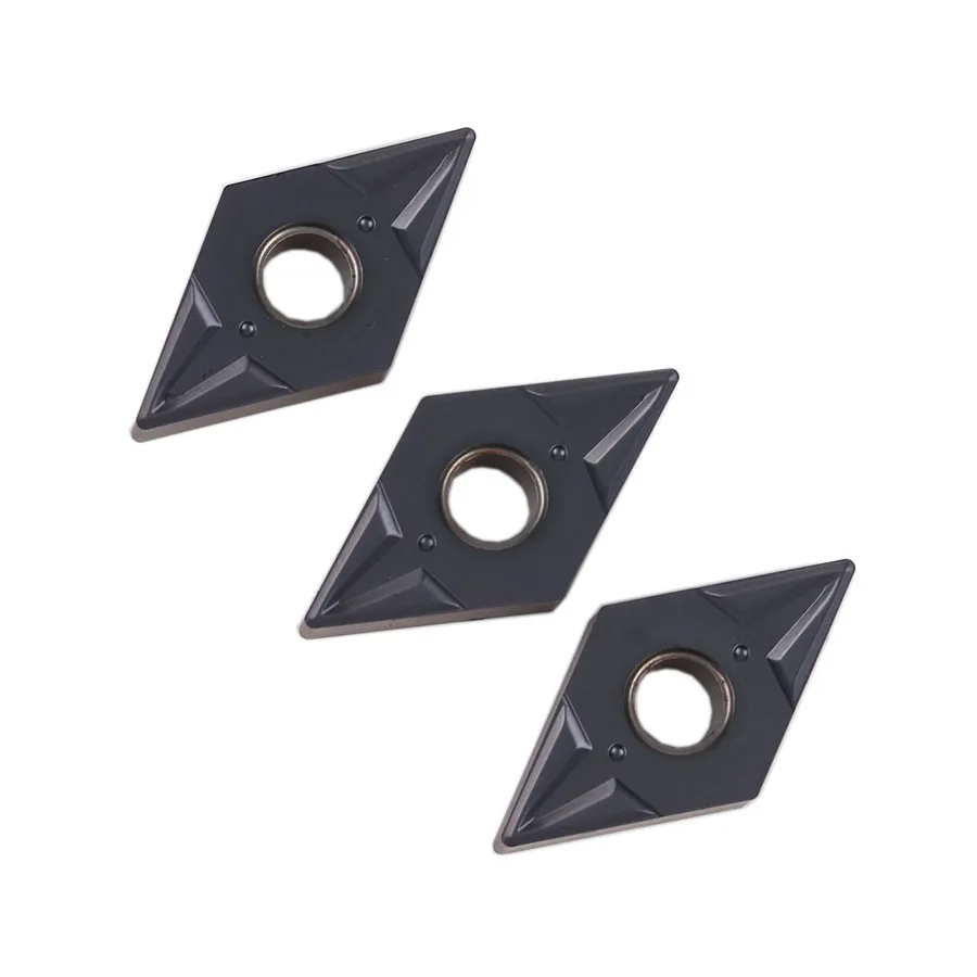 DNMG110404 NN LT10 كربيد إدراج DNMG110408 NN LT10 آلة خرط تعمل بالتحكم الرقمي بواسطة الحاسوب أداة قطع التنغستن شفرات مخرطة القاطع الخارجية تحول أدوات