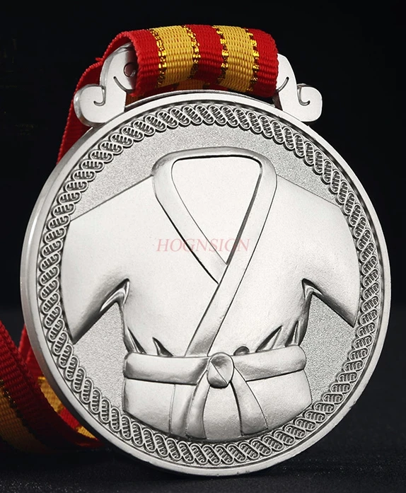 Trophy Metal Medal Taekwondo Martial Arts Sports Competition Award