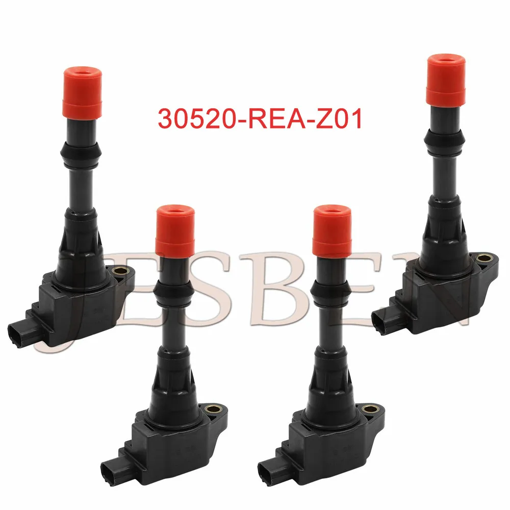 8PCS Front & Rear Ignition Coil 30520-REA-Z01 30521-REA-Z01 fit For Honda CITY Civic 7 8 VII VIII JAZZ FIT 2 3 III 1.2 1.3 1.4