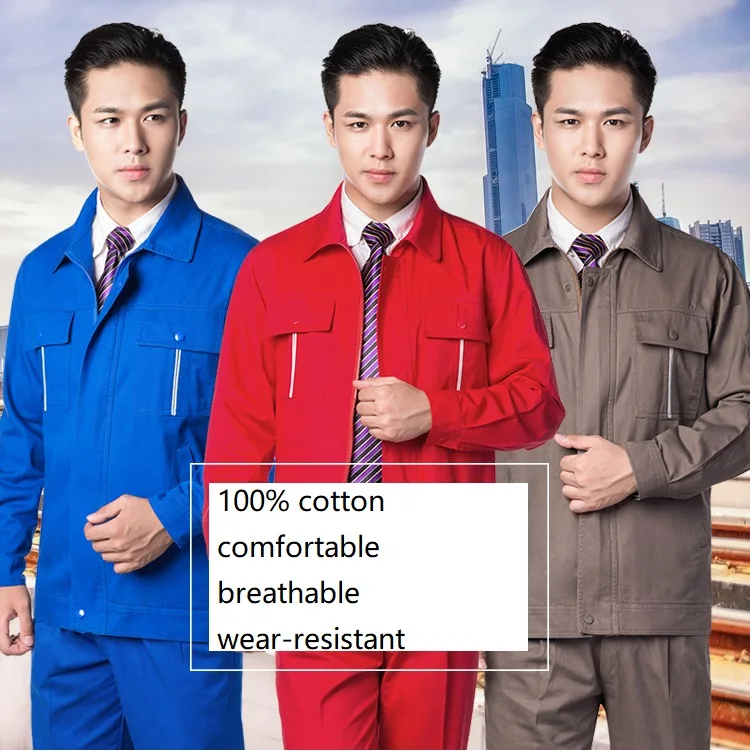 Ropa de trabajo gruesa para hombre, uniformes de algodón, mono de manga larga, ropa protectora, monos, trabajador, reparación de automóviles Machanic