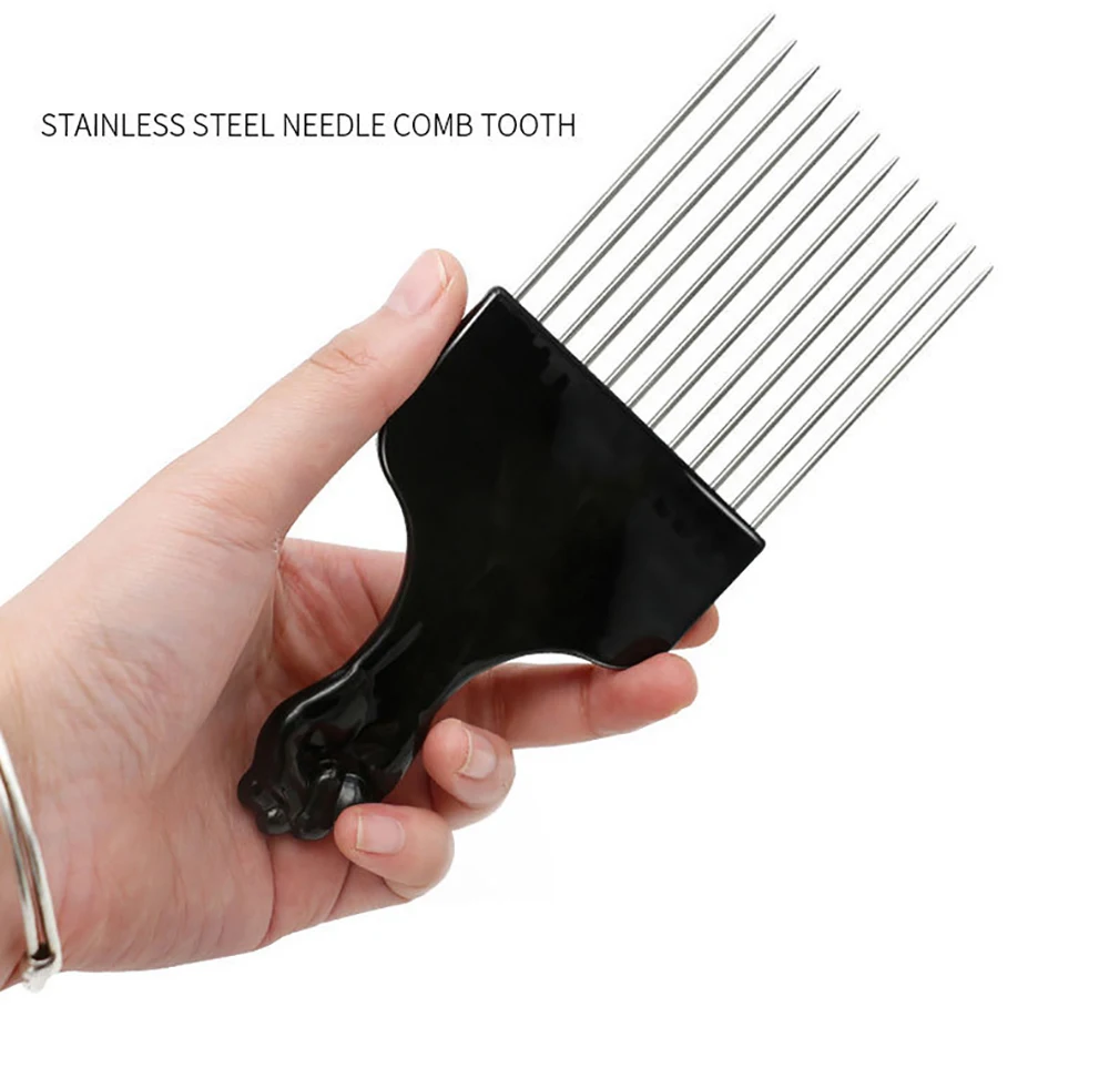 Barber Shop Men Hair Dirty Braider Twist Sponge Gloves African Hair Styling Fork Comb Hair Curls Foam For Salon