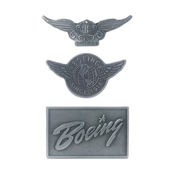 BOEING Plane Badge Airline Pilot Captain Shirts Uniform Accessories Navy Aviation Metal Badges