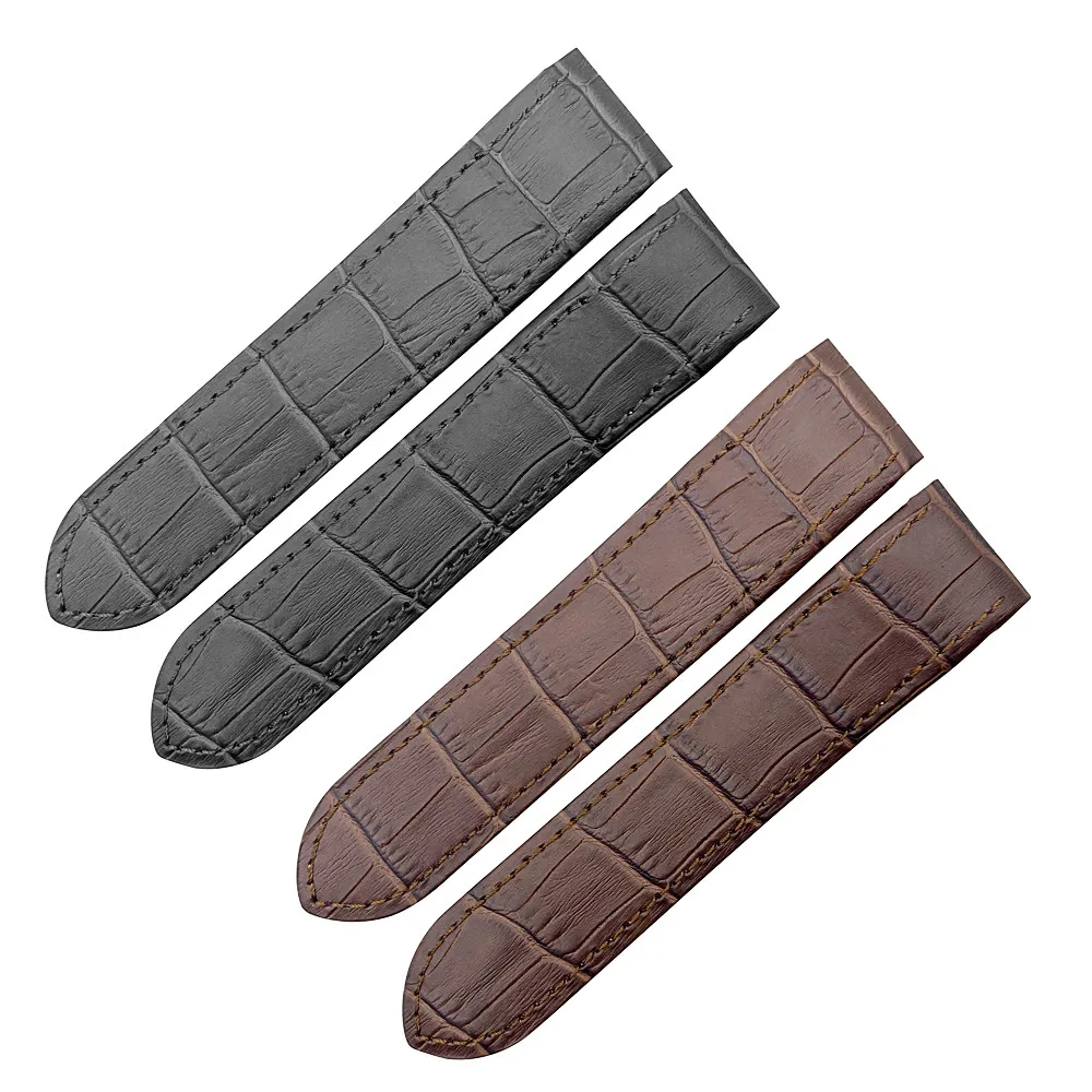 20mm 23mm Strap fit for Santos 100 XL s Men's and Women's Watch Leather Strap Bracelet Wrist band belt Accessories