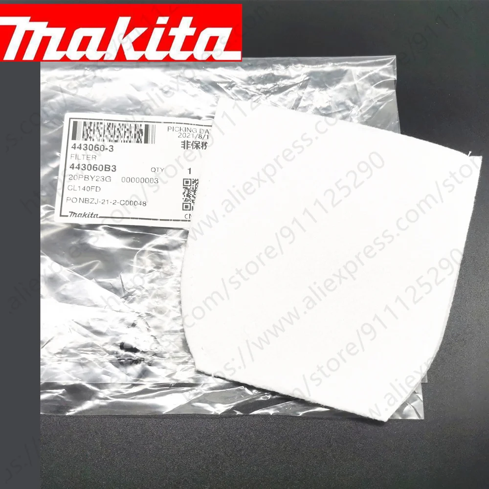 Filtre pour Makita, BCL180Z, CL100DZ, CL106, CL183DZ, CL183DZX, DCL140, DCL180, DCL181F, 443060-3
