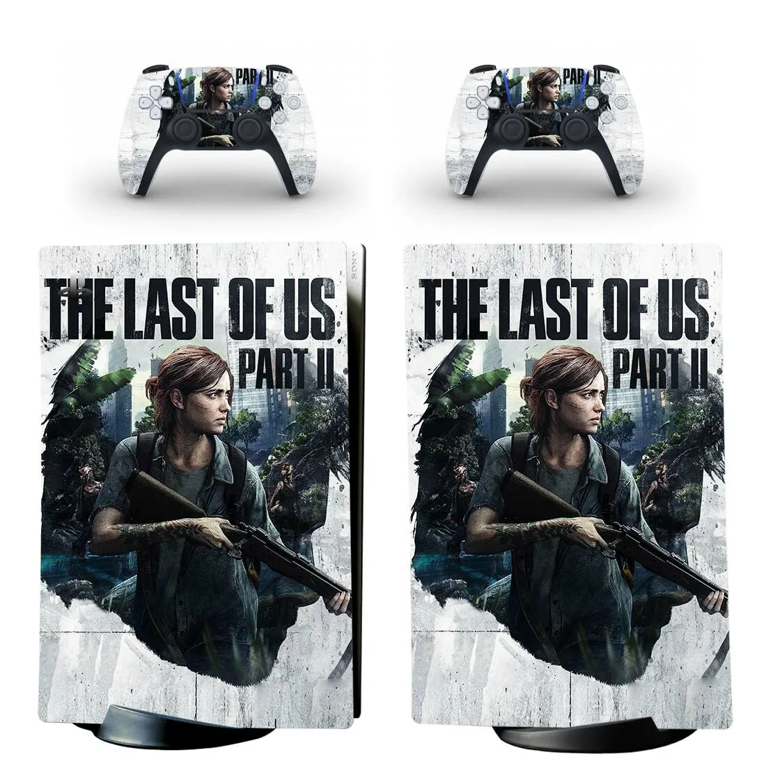 The Last of Us PS5 Digital Edition Skin Sticker Decal Cover for PlayStation 5 Console and Controllers PS5 Skin Sticker