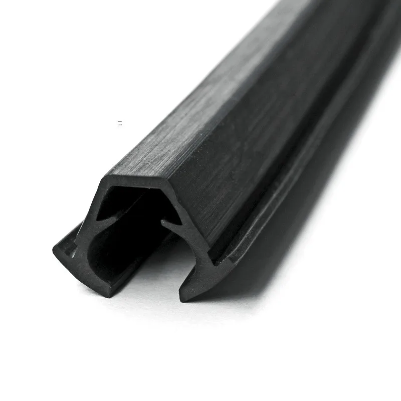 Glazing U Channel Gasket EPDM Rubber Wrap Sealing Strip Door Window U Shape Profile Wedge Gasket 8x13mm Black Transparent