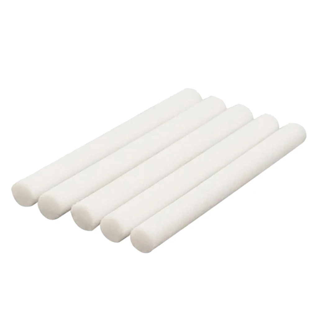 5pcs Humidifier Cotton Filter Sticks Cotton Filter Sponge Refill Sticks Filter Essential Oil Diffuser Replacement Filters