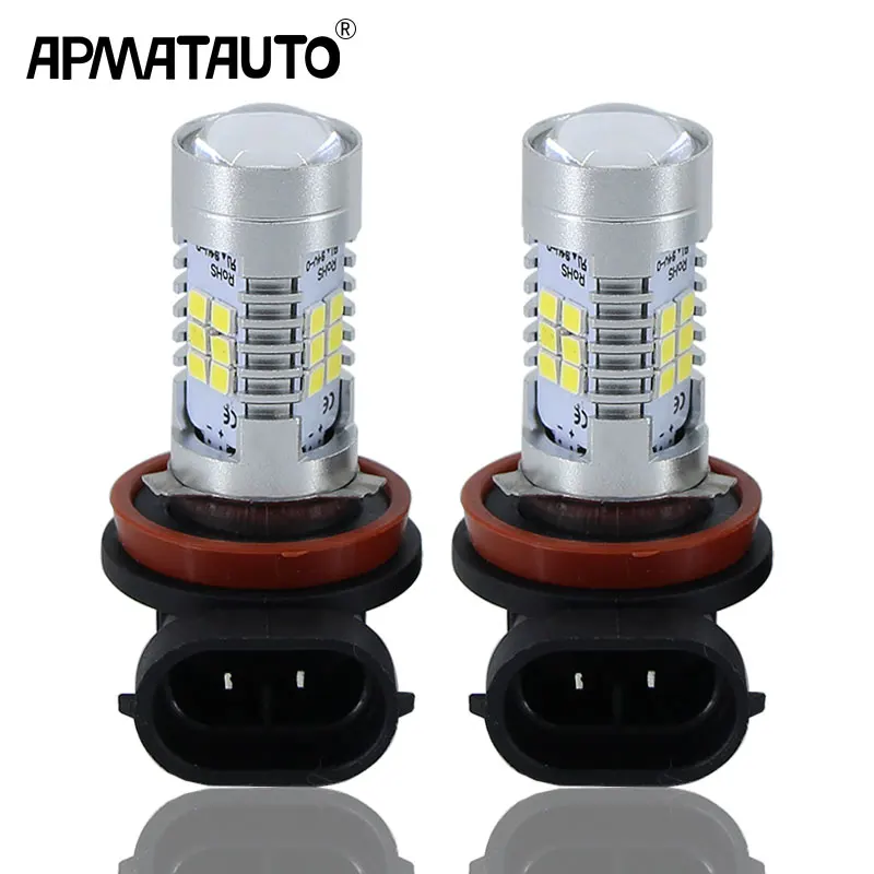 2x H8 H9 H11 H16(JP) светодиодные противотуманные фары DRL дневные ходовые огни + декодеры Canbus для Mercedes W211 W212 W164 W221 CLS W219 C219