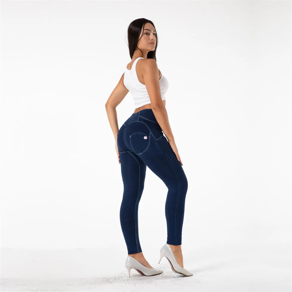 Shascullfites Butt Lift Jeans Dünne Elastische Jeans Denim Pantalon Push-Up Cutie Bootie Jeans – Detail 16
