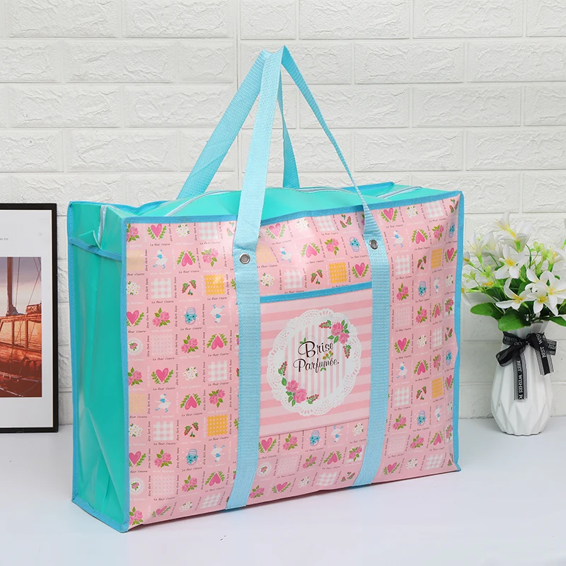 Verdicken Quilt Organizer Lagerung Tasche Gepäck Taschen Tragbare Einkaufen Reisen Feuchtigkeit Beweis Paket Kleidung Studenten – Detail 8
