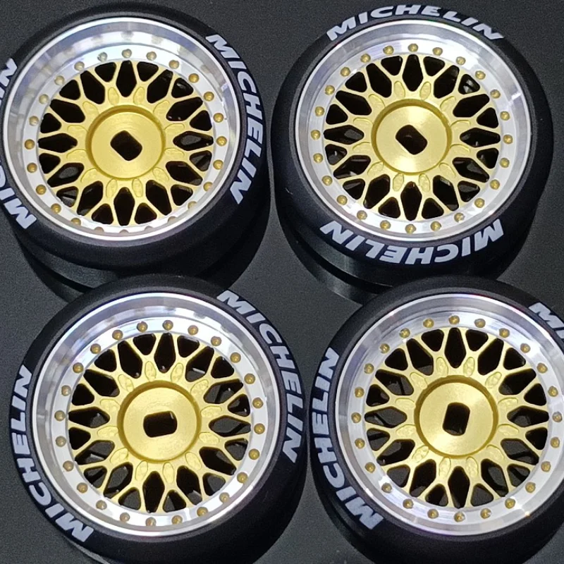 BBS 22mm metalowe koło piasta Drift opony RC 1/28 dla DriftArt2 MINI-Q HGD1 XRX Wltoys K989 K969