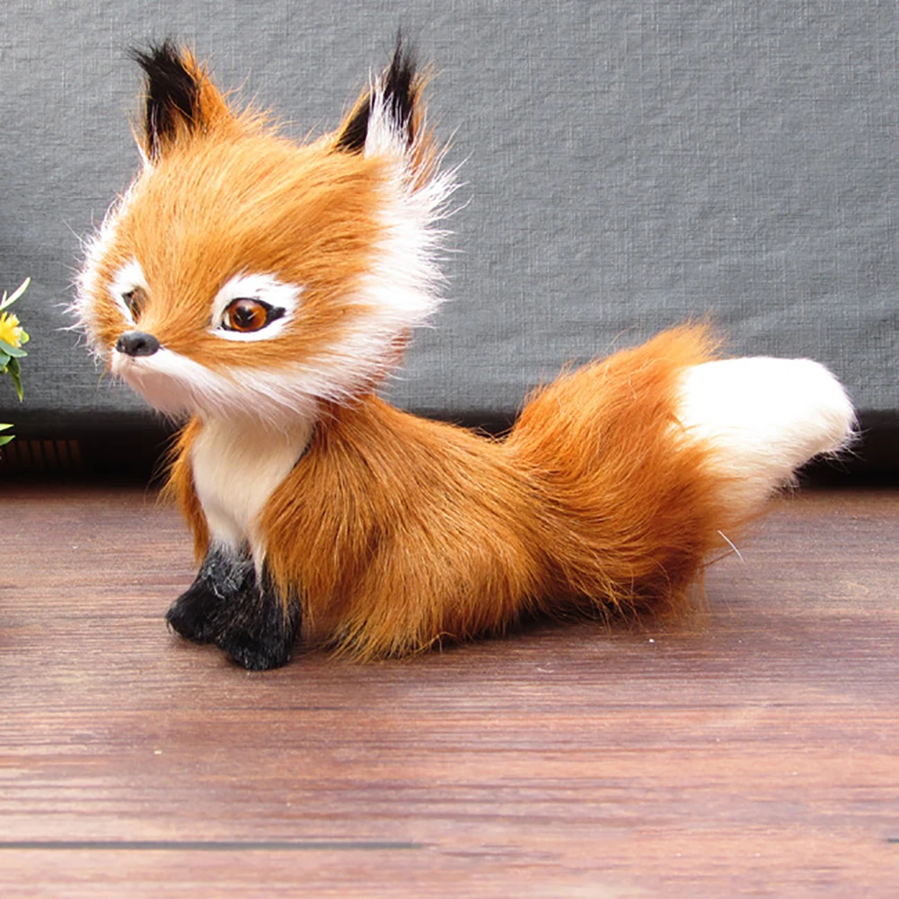 New 1 Pcs Simulation Animal Foxes/Owl Plush Toy Doll Photography for Children Kids Birthday Gift