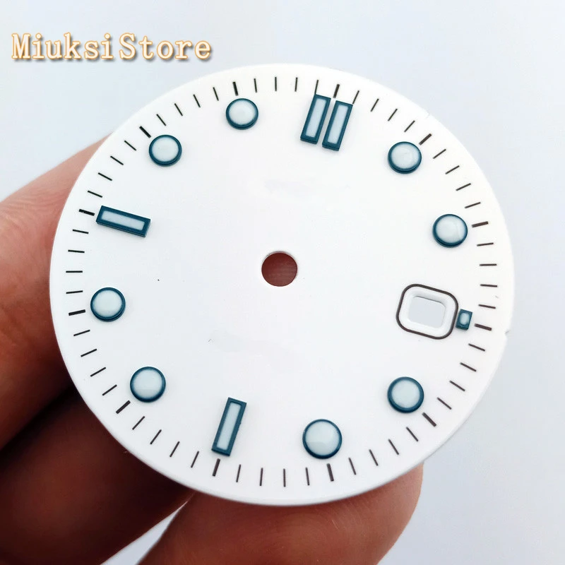 Bliger 31mm sterile white watch dial for ETA 2836/2824 Miyota 8205 8215 821A Mingzhu DG2813 3804  movement