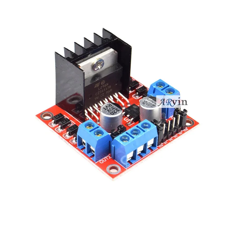 L298N Driver Board Module L298N Stepper Motor Smart Car Robot Breadboard Peltier High Power L298 DC Motor Driver for Arduino