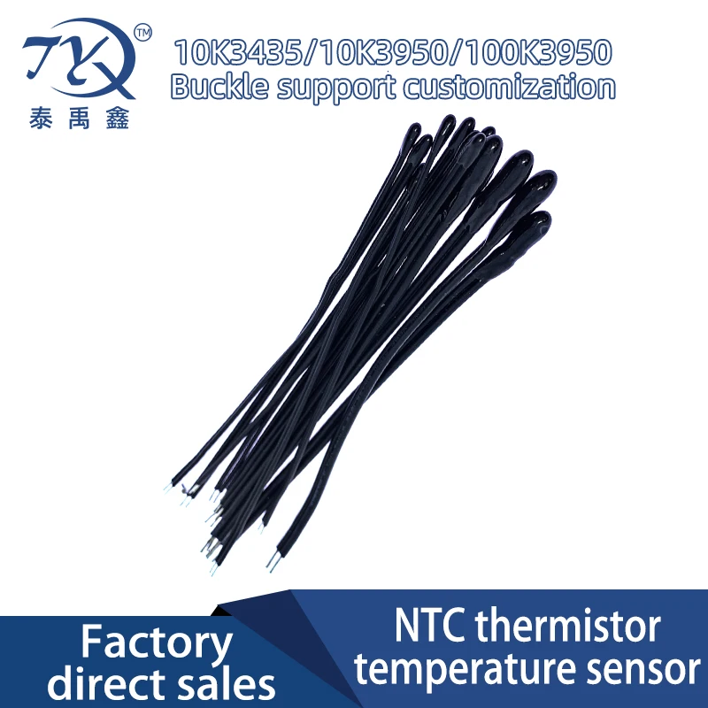 NTC 10K Thermistor Temperature Sensor Air Conditioning Temperature Sensor Water Drop Head Temperature Control Probe 10K1%