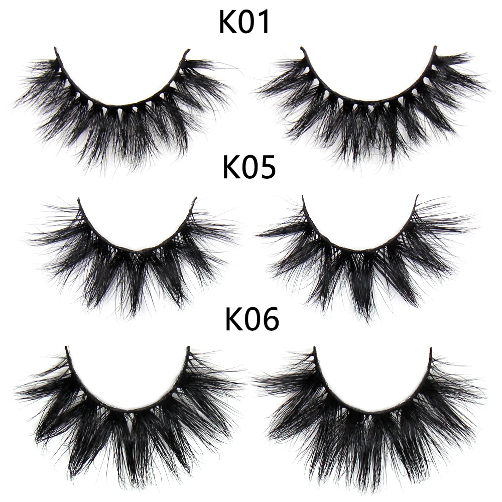 FOXESJI Make-up Nerz Wimpern Flauschige weiche volle gefälschte Wimpern Dicke falsche Wimpern Wispy Lash Extension Natürliche 3D-Augen-Nerzwimpern – Detail 11