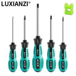 LUXIANZI wkrętak Torx magnetizer Kit narzędzia do napraw ręcznych Bit magnetyczny izolowany uchwyt do GBA DS Lite instrukcja główna narzędzie wielofunkcyjne