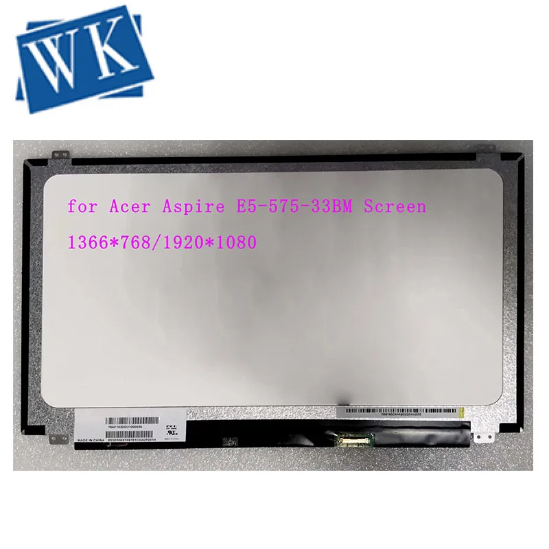 

15.6 slim 30 Pin for Acer Aspire E5-575-33BM Screen Matrix Laptop LCD for Acer Aspire E 15 E5 575 LED Display