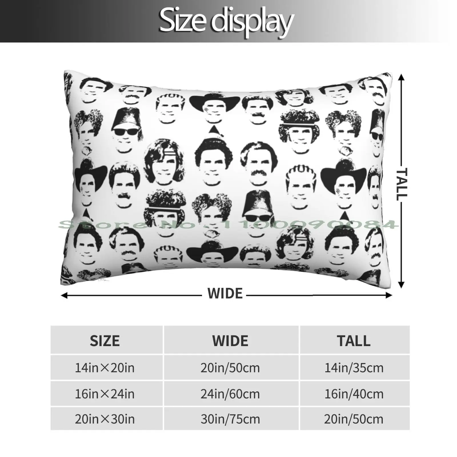 The Many Faces Of Will Pillow Case 20x30 50*75 Sofa Bedroom Yung Meat Pxxr Gvng Kaydy Cain Cow Meat Poor Gang C Tangana Khaled