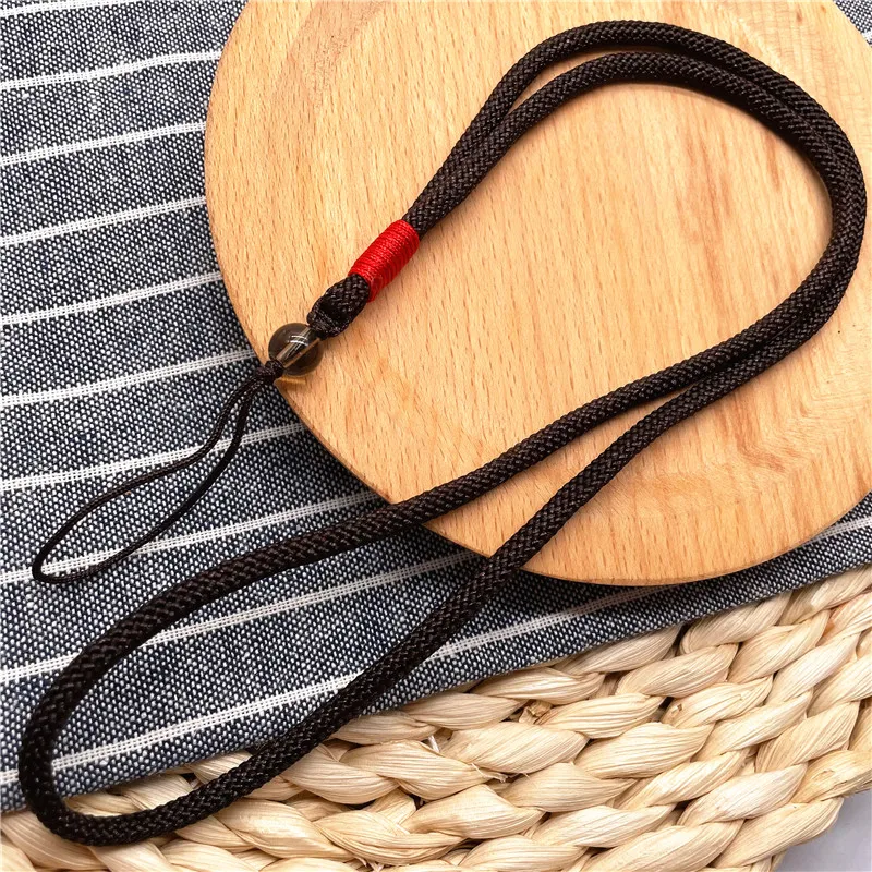 Hand-woven Colorful Car Key Lanyard USB Short Rope Long Necklace Hanging Neck Mobile Phone Lanyard Pendant Rope Customization