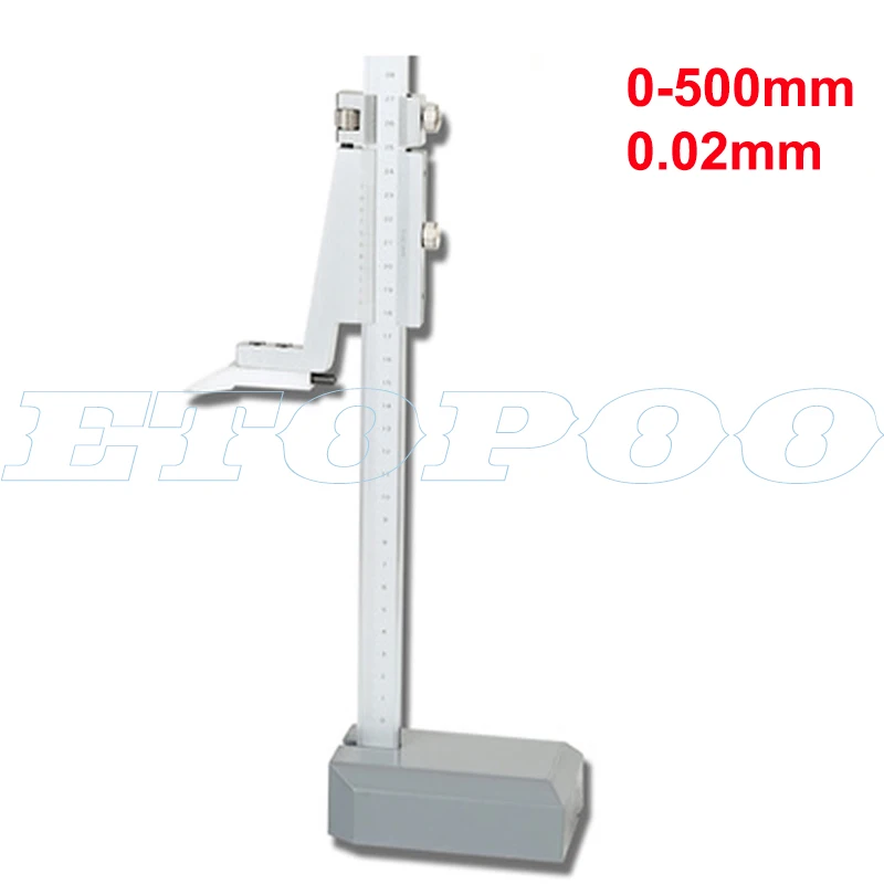 0-200mm / 0-300mm Steel Vernier Height Gauge with Stand Measure Ruler Tools High Accuracy Carbon Steel Tipped Scriber