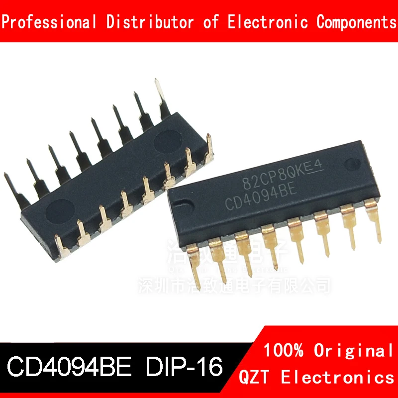 10ชิ้น/ล็อต CD4094BE CD4094 DIP16 Shift Register ใหม่เดิม