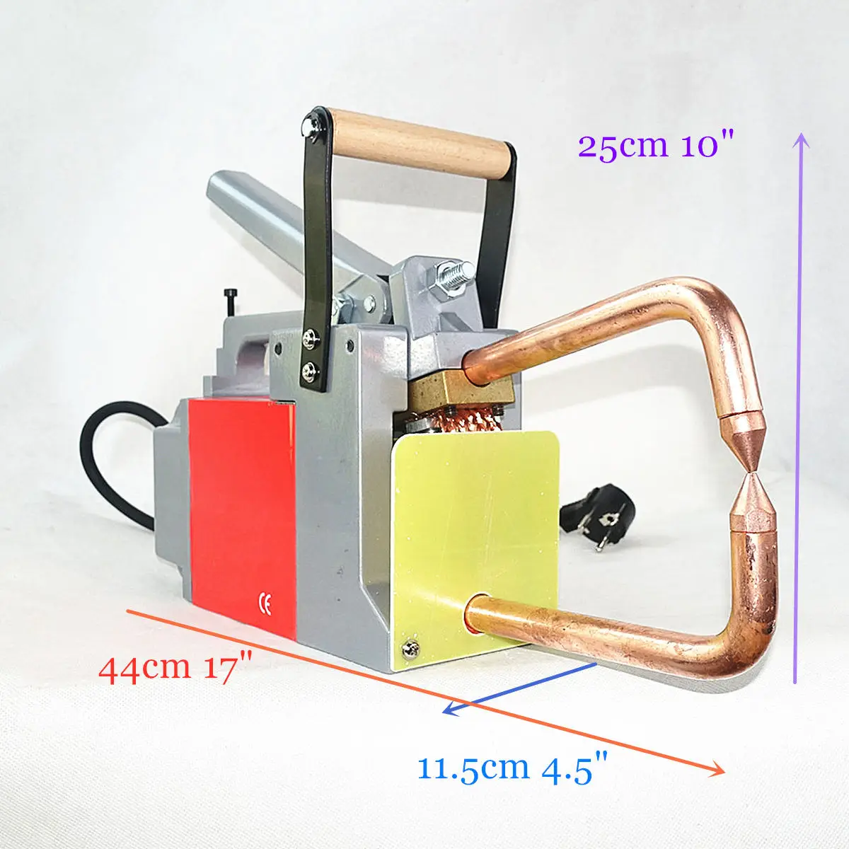 Resistance Spot Welding Tips Electrodes for Welding Thickness 1.5+1.5mm Steel Plat CE Portable Spot Welder