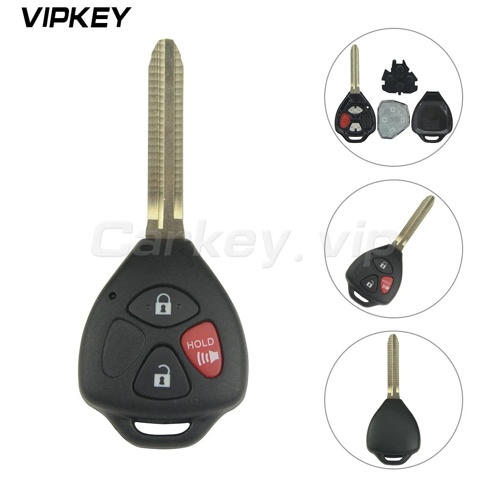 

Remotekey Car Remote Key 3 Button For Toyota Corolla Matrix Venza Avalon 315MHZ 4D67 G Chip TOY43 GQ4-29T Car Key 2008-2013