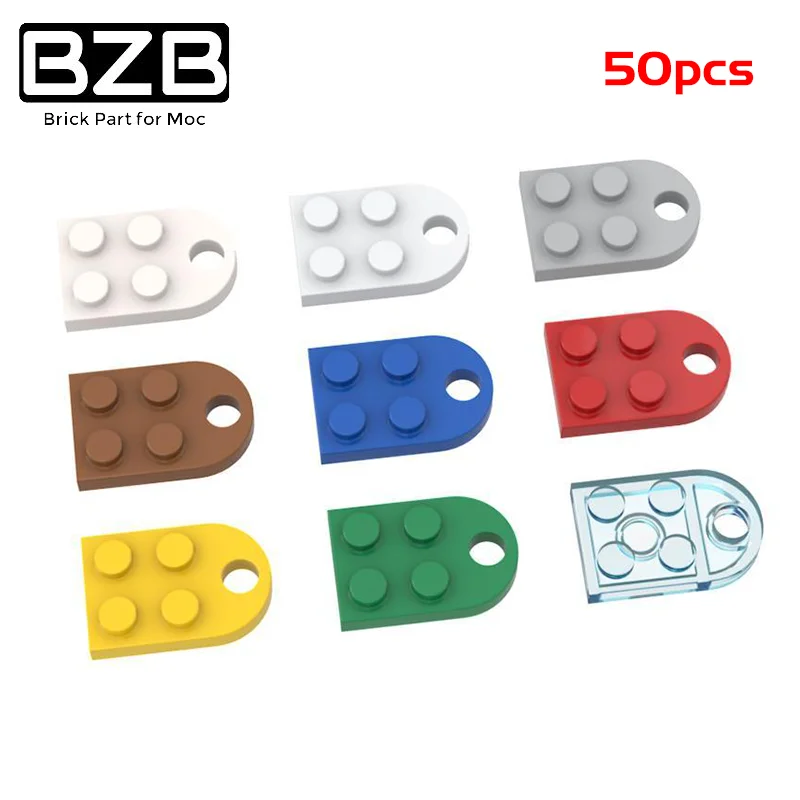 

50PCS BZB MOC 3176 Special Board 3 x 2 With Hole Building Block Parts Educational Bricks Kids Brain Game DIY Toys Best Gifts