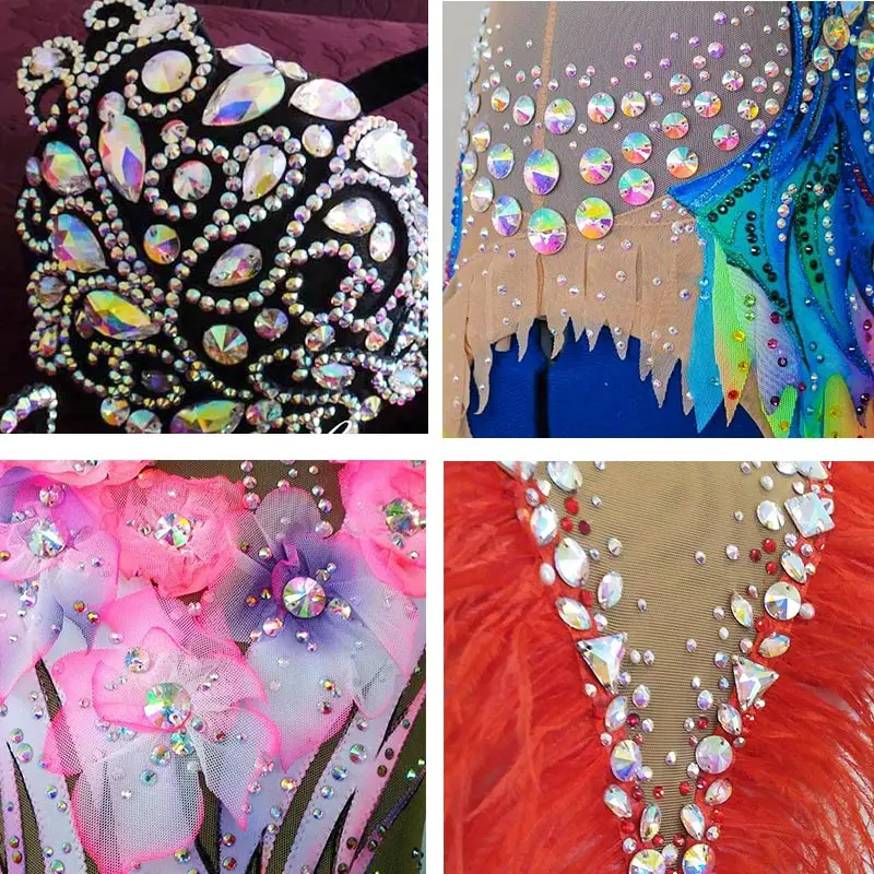 YANRUO 3223 Navette Horse Eyes Sunshine Rhinestones najlepszy kryształ szyć na szkle Strass flatback Rhinestone do dekoracji ślubnych