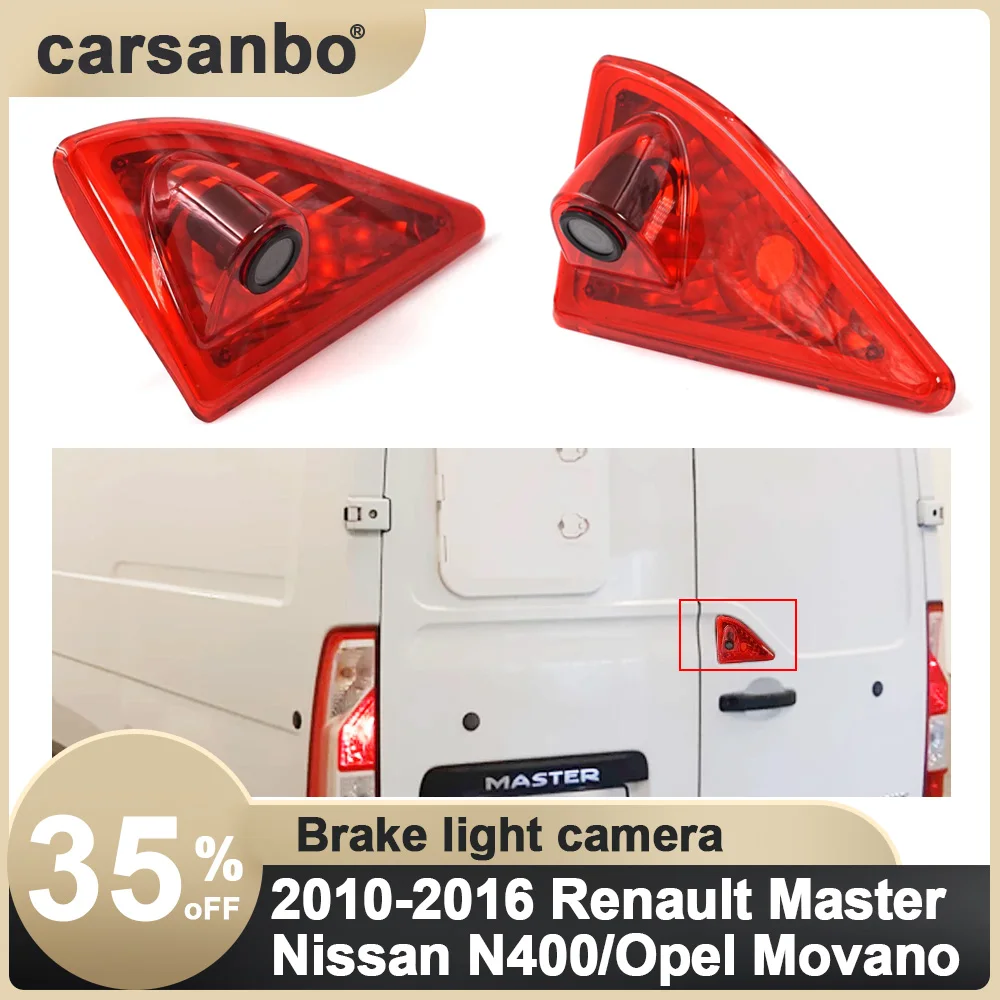 

Car Renault Master Van Rear View Brake Light Backup Camera for 2010-2016 Renault Master／Opel with 7 Inch Rearview Mirror